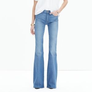 Madewell Flea Market Flare High rise jeans 28